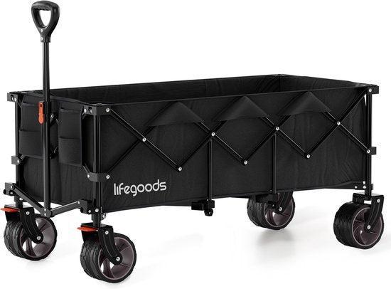 2dekans | LifeGoods Bolderkar - XXL - Opvouwbaar - 300L -, Caravans en Kamperen, Bolderkarren, Zo goed als nieuw, Ophalen of Verzenden