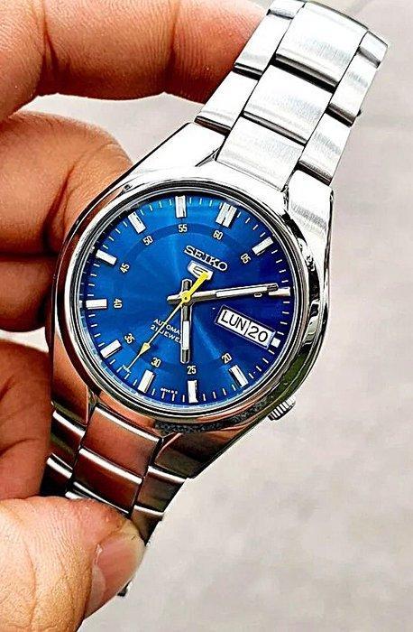 Seiko - SEIKO 5, DIAL BLU, RARO - Zonder Minimumprijs -, Sieraden, Tassen en Uiterlijk, Horloges | Antiek