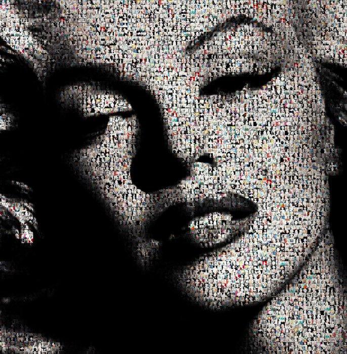 David Law - Crypto Marilyn V - Format XXL - 80x120, Antiek en Kunst, Kunst | Designobjecten