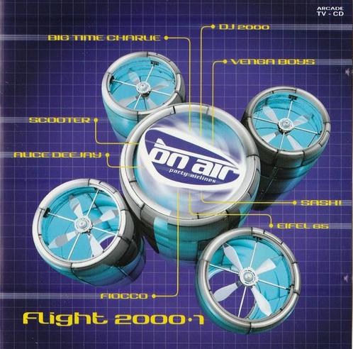 cd - Various - On Air Party Airlines - Flight 2000â¢1, Cd's en Dvd's, Cd's | Overige Cd's, Zo goed als nieuw, Verzenden