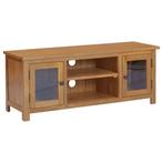 vidaXL Tv-meubel 110x35x44 cm massief eikenhout, Huis en Inrichting, Kasten | Televisiemeubels, 100 tot 150 cm, Verzenden, Nieuw
