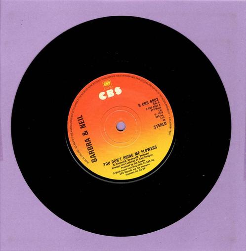 Barbra Streisand, Neil Diamond – You Dont Bring Me Flo..., Cd's en Dvd's, Vinyl Singles, Verzenden