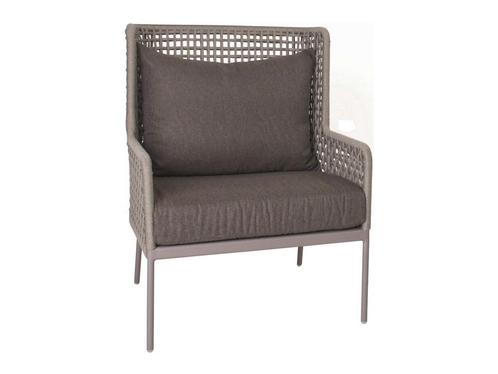 Stern Greta Loungestoel Aluminium - Champagne/ecru/bruin, Tuin en Terras, Tuinsets en Loungesets, Ophalen of Verzenden