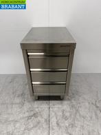 RVS Werkkast Ladenkast 3 Laden 50 x 70 x 87 cm Horeca, Ophalen of Verzenden, Gebruikt