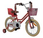2Cycle Paris Meisjesfiets - 16 inch - Roze-Wit - met