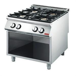 GastroM Gaskooktafel met 4 branders 700 lijn, Zakelijke goederen, Horeca | Keukenapparatuur, Nieuw zonder verpakking, Ophalen of Verzenden