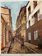 Maurice Utrillo (1883-1955) - Rue Saint-Rustique, Antiek en Kunst