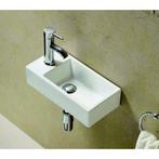Fontein Sanilux Pax 40.5x20x10.5cm Keramiek Wit (Kraangat, Ophalen of Verzenden, Nieuw