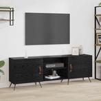 vidaXL TV-kast Zwart eiken 150 x 30 x 50 cm Bewerkt hout, 100 tot 150 cm, Verzenden, Nieuw, Minder dan 100 cm