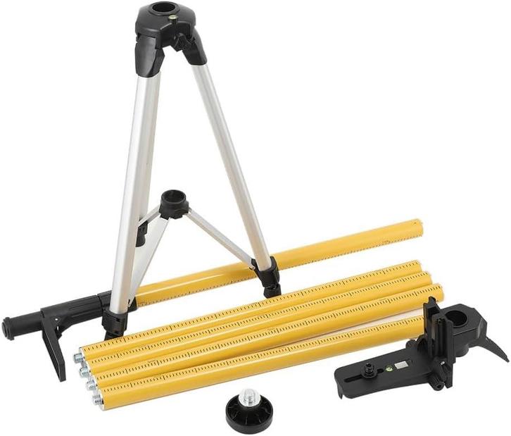 Statief laser - Kruislijnlaser statief - Zilver - ECUTEE, Doe-het-zelf en Verbouw, Meetapparatuur, Zo goed als nieuw, Verzenden