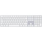 Apple Magic keyboard met numeriek toetsenbord (Frans), Computers en Software, Toetsenborden, Ophalen of Verzenden, Apple, Zo goed als nieuw