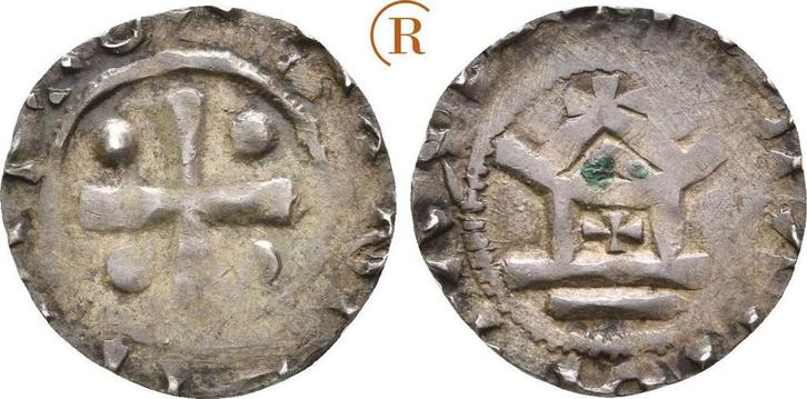 Denar Mainz Koenigliche Muenzstaette: Otto Iii, 973-983:, Postzegels en Munten, Munten | Europa | Niet-Euromunten, Verzenden