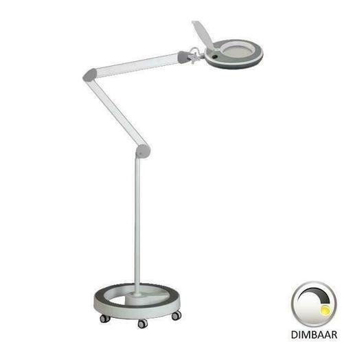 Loeplamp 127mm lens 3 dioptrie statief LED  DIMBAAR, Hobby en Vrije tijd, Vergrootglazen, Loepen en Loeplampen, Loeplamp, Nieuw