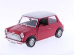 Schaal 1:16 Bburago gold 3309 Mini cooper 1960 rosso Made..., Ophalen of Verzenden, Gebruikt