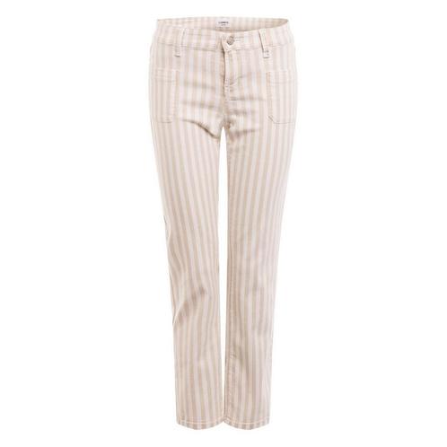 Cambio • gestreepte jeans Tess Straight in ecru • 36, Kleding | Dames, Broeken en Pantalons, Nieuw, Maat 36 (S), Verzenden