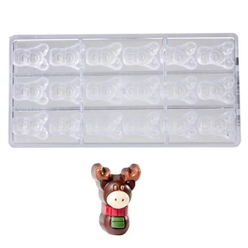 Chocolademal Chocolate World Eland (18x) 39x29x19,5mm, Hobby en Vrije tijd, Taarten en Cupcakes maken, Nieuw, Verzenden