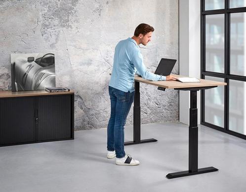 Zit sta bureau elektrisch 140x80 Basic, Zakelijke goederen, Kantoor en Winkelinrichting | Kantoormeubilair en Inrichting, Verzenden