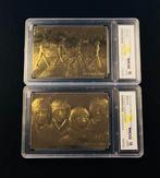 The Beatles - Lot of 2 - Original Gold Cards (23K) - Graded, Nieuw
