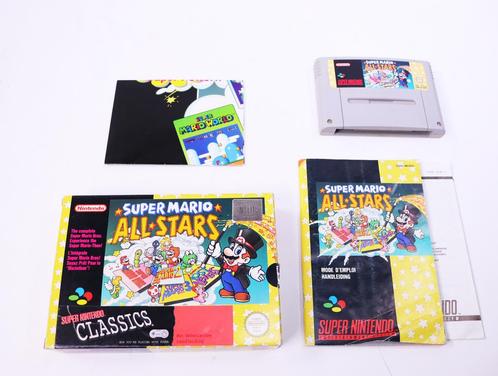 SNES - Super Mario All-Stars - Boxed CIB, Spelcomputers en Games, Games | Nintendo Super NES, Ophalen of Verzenden