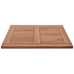 Teakhouten terras tafelblad rechthoek 70 x 60 cm - teak, Ophalen of Verzenden, Nieuw in verpakking, Meubilair