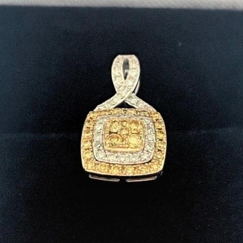 Other brand - Hanger - 14 karaat Witgoud - 0.32ct. tw. -, Sieraden, Tassen en Uiterlijk, Antieke sieraden