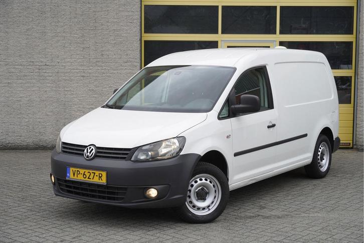 Volkswagen Caddy Maxi 1.6 TDI Comfort BJ2015 Audio | Trekhaa, Auto's, Bestelauto's, Dealer onderhouden, Lease, Zwart, Handgeschakeld