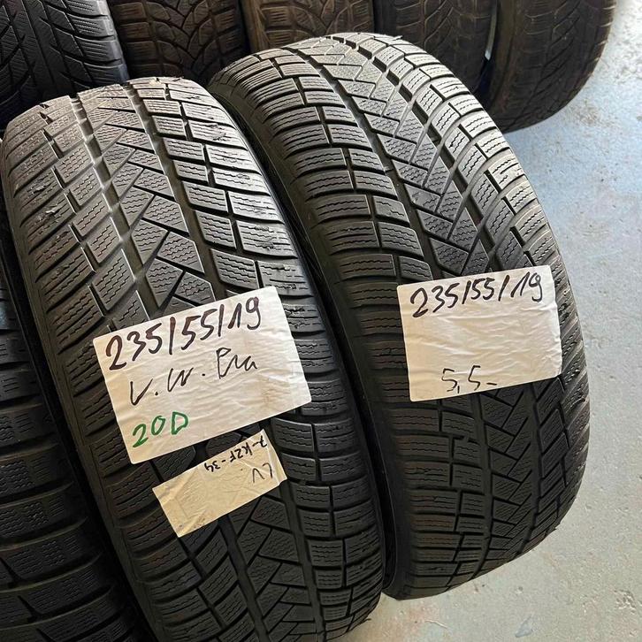 2 x Vredestein Wintrac Pro 235-55-19 Winterbanden 5,5mm, Auto-onderdelen, Banden en Velgen, 19 inch, Winterbanden, 235 mm, Personenwagen