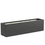 Polyester plantenbak 230x50x40cm - Met bodem, Kunststof, 100 cm of meer, Nieuw, Rechthoekig
