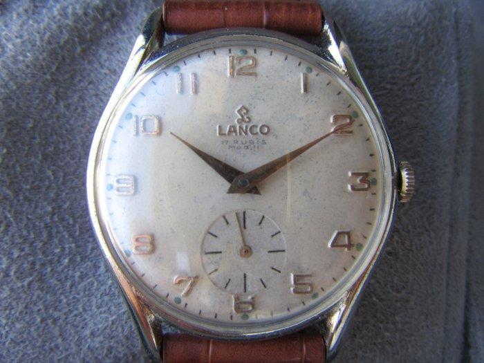 Lanco - Mod II De Luxe Vintage 40 - Zonder minimumprijs -, Sieraden, Tassen en Uiterlijk, Horloges | Heren
