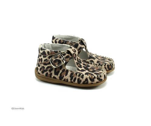 Kinderschoen - Kiba - leopardo beige - maat: 20 - Bardossa, Kinderen en Baby's, Babykleding | Schoentjes en Sokjes, Schoentjes