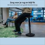 2dekans | Bckz Wiebelkruk Zwart | Hoogte 55-80cm |, Huis en Inrichting, Bureaus, Ophalen of Verzenden, Zo goed als nieuw