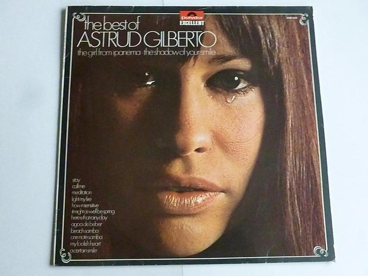Astrud Gilberto - The best of (LP) polydor, Cd's en Dvd's, Vinyl | Jazz en Blues, Zo goed als nieuw, Verzenden