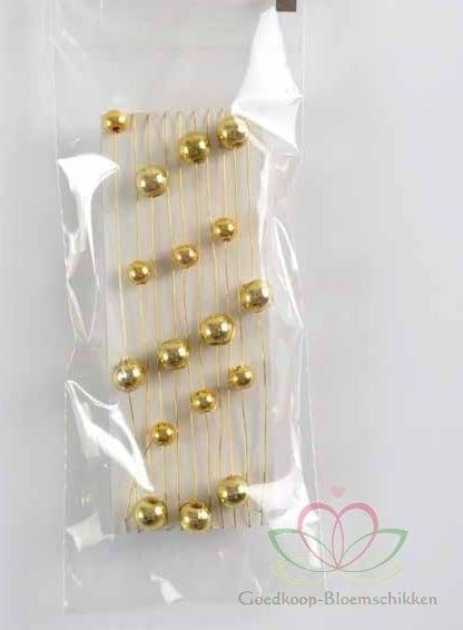 Parelketting wired Goud 3m Parelketting, Huis en Inrichting, Woonaccessoires | Kunstplanten en Kunstbloemen, Nieuw, Ophalen of Verzenden