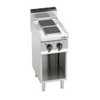 GGM Gastro | Elektrisch fornuis - 5,2 kW - 2x kookplaten |, Witgoed en Apparatuur, Nieuw, Inbouw, Verzenden