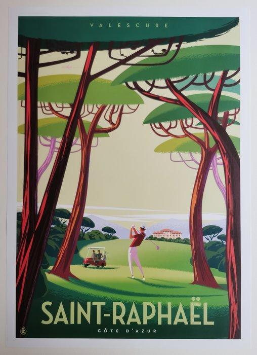 Monsieur Z - Saint Raphaël - Le golfe de Valescure - Jaren, Antiek en Kunst, Kunst | Tekeningen en Foto's