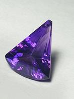 Paars Amethist - 9.28 ct - Antwerp Laboratory for Gemstone, Sieraden, Tassen en Uiterlijk, Edelstenen, Nieuw