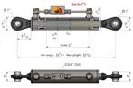 Hydraulische Topstang Cat. 2-2 (550 - 830 mm) met, Zakelijke goederen, Agrarisch | Tractoren, Ophalen of Verzenden, Nieuw, Overige merken