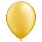 50x ballonnen metallic goud bruiloft/huwelijk - Ballonnen, Nieuw, Verzenden