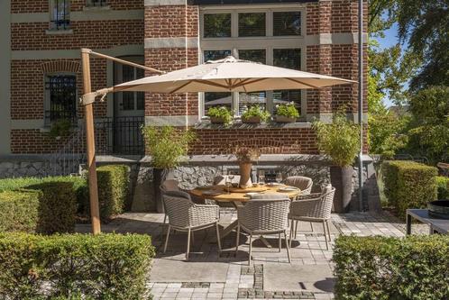 4 Seasons Outdoor Eros tuinset met Prado teak tafel blad Ø, Tuin en Terras, Tuinsets en Loungesets, Ophalen of Verzenden