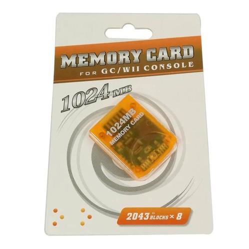 1024MB geheugenkaart voor Nintendo Gamecube, Spelcomputers en Games, Spelcomputers | Nintendo GameCube, Verzenden