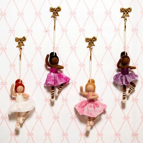 Hangers Wolvilt - Ballerina Rosie&Belle&Zara&Gigi - Set 4 st, Kinderen en Baby's, Kinderkamer | Inrichting en Decoratie, Nieuw