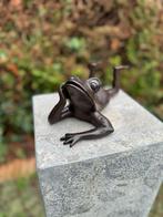 Bronzen Kikker  - Fontein Kikker - Tuinbeeld - Vijver, Verzenden, Nieuw, Metaal, Dierenbeeld