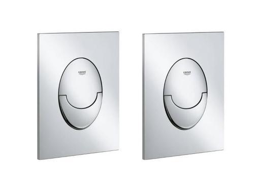 Veiling - 2x Grohe bedieningsplaat S-size Skate Air chroom, Doe-het-zelf en Verbouw, Sanitair