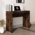 vidaXL Bureau 90x40x72 cm bewerkt hout gerookt eikenkleurig, Verzenden, Nieuw