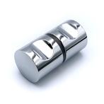 Douchedeurknop 705 rond half 30mm - Chroom, Doe-het-zelf en Verbouw, Glas en Ramen, Ophalen of Verzenden, Nieuw