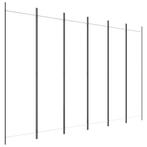 Kamerscherm 6 panelen | Stof wit | Tweedekansje OP=OP, Huis en Inrichting, Woonaccessoires | Kamerschermen, Ophalen of Verzenden
