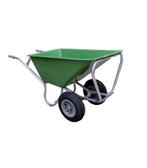 Kruiwagens Stal Kruiwagen PRO 160L PE Kunststof Dubbel Wiel, Ophalen of Verzenden, Nieuw