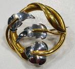 Broche - 18 karaat Geel goud, Witgoud, Sieraden, Tassen en Uiterlijk, Antieke sieraden