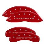 MGP 4 Caliper Covers Engraved Front & Rear C7/Corvette Red, Ophalen of Verzenden, Nieuw