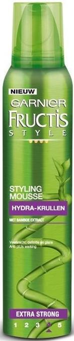 GARNIER FRUCTIS STYLING MOUSSE HYDRA-KRULLEN EXTRA STRONG .., Verzenden, Nieuw